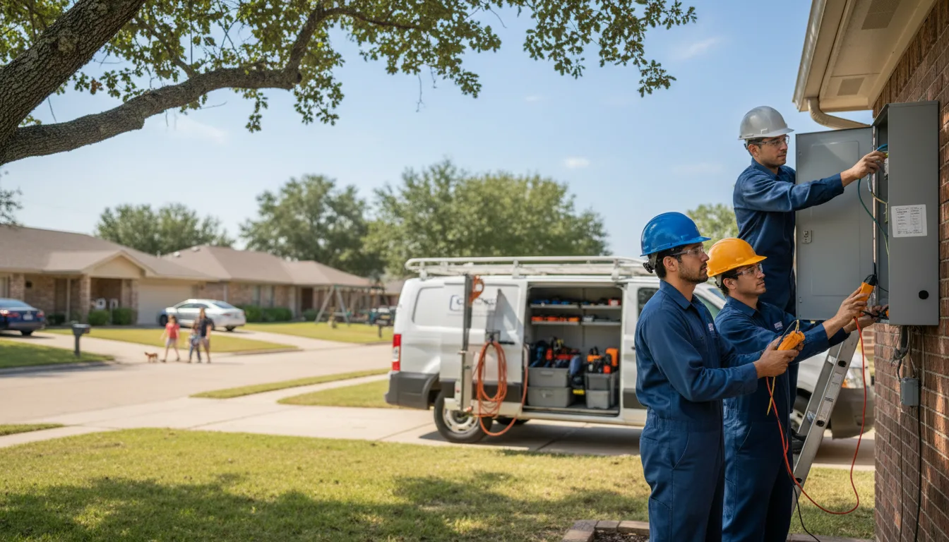 Certified electrician providing emergency electrical services in Comins, MI